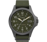Timex Gents Expedition Solar Watch | Green Strap & Dial | TW2V03700
