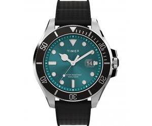 Timex Harborside Coast Silicone Strap Watch TW2V91700 - Premium - Silicone / Brass / Mineral Glass