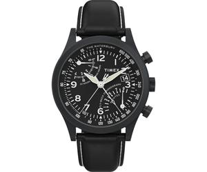 Timex Herren Chronograph Quarz Armbanuhr Waterbury Traditional Fly Back