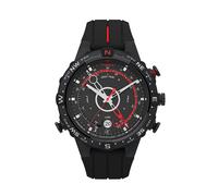 Timex IQ Tide Temp Compass 45mm Black Dial & Silicone Strap Watch