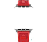 Timex Ironman Apple Watch Band (42mm - 49mm) - Red Silicone Strap TW7D10200