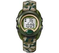 Timex Boys T71912 Time Machines Digital Green Camouflage Elastic Fabri