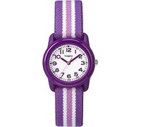 Timex Kids Children's Quartz Watch with White Dial Analogue Display and Multicolour Other Strap TW7C06100