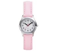 Timex Kid's Classic (23mm) White Dial / Pink Synthetic Leather Strap T79081