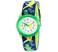 Timex Kid's Gecko Watch (28mm) White Dial / Blue Fabric Strap T72881