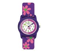 Timex Kids Girl’s Quartz Watch with Multicolour Dial Time Teacher Display and Multicolour Textile Strap - T890224E