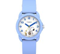 Timex Kids Peanuts Youth Spring White Dial Silicone Strap Watch TW2Y51100 | Acotis - Acrylic / Silicone