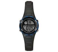Timex Kids Time Machines 27 mm Digital Watch, Black Resin Strap Digital Dial Black Case TW2W92400