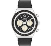 Timex Lab Black Silver-Tone Watch TW2V42700 - Elegant Styling | - Leather / Stainless Steel / Mineral Glass