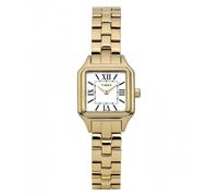 Timex Ladies Addison White Dial Gold Tone Stainless Steel Watch
