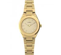 Timex Ladies Q Continental Mini 24mm Gold Tone Bracelet Watch TW2Y68300
