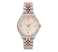 Timex Ladies Quartz Analog Two Tone Watch TW2T49200 - Elegant