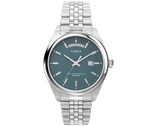 Timex Legacy Day and Date TW2V68000 - Man - 41 mm - Analogue - Quartz - Plexi Glass Blue 20 mm