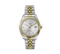 Timex Legacy Women's Silver Dial Two Tone Stainless Steel Bracelet Watch