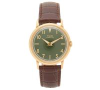 Timex Marlin 34mm 3-Hand Quartz Watch Green/Brown One Size