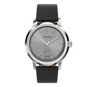 Timex Expedition Men's Quartz Watch with Beige Dial Analogue - Digital Display and Black Fabric and Canvas Strap T45181SU