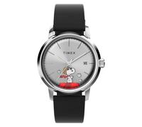 Timex Marlin Automatic x Peanuts Snoopy Flying Ace 40mm Mens Watch Silver