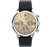 Timex Men Chronograph Quartz Watch with Leather Strap TW2W10000