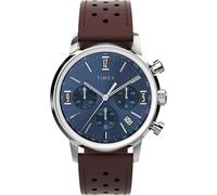 Timex Marlin Chrono Mens Brown Watch TW2W10200 Leather (archived) - One Size