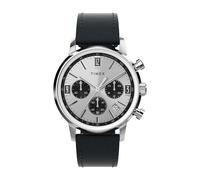 Timex Marlin Chronograph 40mm Leather Strap Watch TW2W10300