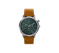 Timex Men's Marlin 40 mm Watch - Brown Leather Two-Piece Quick Release Strap Green Dial Stainless Steel Case TW2W51000