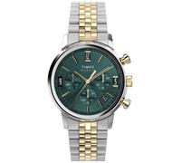 Timex Marlin Quartz Chrono (40mm) Green Dial / Two-Tone Stainless Steel