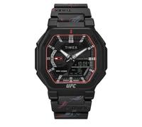 Timex UFC Men's Colossus 45mm Watch, Black/Black/Black, Colossus 45mm