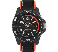 Timex Men's Expedition North 46 mm Watch - Black Eco-Friendly Two-Piece Quick Release Strap Black Dial Black Case TW2V66100