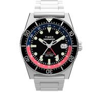 Timex Deepwater Reef 200 GMT 41mm Stainless Steel Bracelet Watch TW2W95300