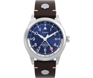 Timex Men Analogue Quartz Watch Waterbury GMT x Pan Am