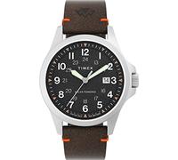 Timex Men's Analogue Quartz Watch with Leather Strap TW2V64100
