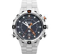 Timex Watches Gents Tide/Temp/Compass Stainless Steel Watch TW2Y12900 - Stainless Steel / Mineral Glass
