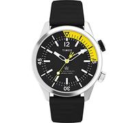 Timex Men Analogue Watch with a Rubber Strap Waterbury Dive