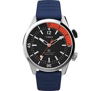 Timex Men Analogue Watch with a Rubber Strap Waterbury Dive