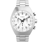 Timex Men's Chronograph Watch Legacy TW2W22200 Tonneau 42mm Stainless Steel