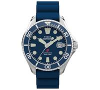 Timex Men's Analogue Automatic Watch Deep Water Meridian with Plastic Strap