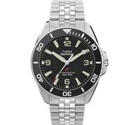 Timex Men's Analogue Quartz Watch Deep Water Arctic with Stainless Steel Bracelet