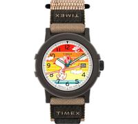 Timex Men's Analogue Quartz Watch Peanuts Camper