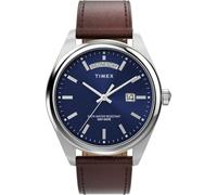 Timex Men's Analogue Quartz Watch with a Leather Strap Legacy