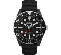 Timex Deep Water Reef Black Dial Rubber Strap Men's Watch TW2Y02200