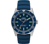 Timex Men's Analogue Quartz Watch with a Rubber Strap Deep Water Reef