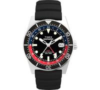 Timex Deepwater Reef 200 GMT 41mm Synthetic Rubber Strap Watch TW2W75000