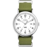 Timex Mens Weekender Green Fabric Watch TW2W8600