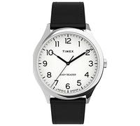 Timex Men's Analogue Watch Easy Reader with Leather Strap
