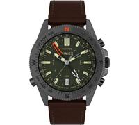 Timex Men's Analogue Quartz Watch with Leather Strap TW2V04000