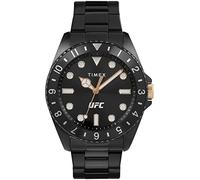 Timex UFC Men's 42mm Stainless Steel Black Bracelet Watch TW2V56800