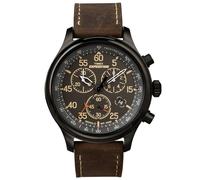 Timex Mens Black Brown Expedition Field Chronograph Watch RRP £99.99