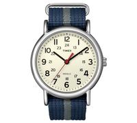 Timex Mens Blue Grey Weekender Slip Through Watch RRP £59.99. New and Boxed.