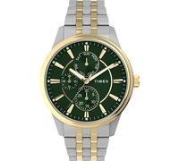 Timex Men's Chicago 45mm Watch - Two-Tone Bracelet Green Dial Two-Tone Case