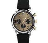 Timex Men's Chronograph Quartz Watch with Leather Strap TW2W60300